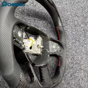 Volant de course en fibre de carbone personnalisé couverture en cuir Napa parfaitement adapté pour Dodge Charger Charger SRT <span class=keywords><strong>RT</strong></span> - Product Image 4