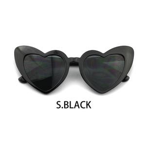 Ravissantes Lunettes de Soleil <span class=keywords><strong>Vintage</strong></span> Rétro Œil de Chat en Forme de Cœur pour Femme et Fille, Idéales pour les Fêtes - Product Image 5