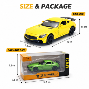 Vente en gros YZMODEL Modèle miniature de supercar DIVO à rétrofriction à l'échelle 1:36, en alliage, avec <span class=keywords><strong>portes</strong></span> ouvrantes, finition course, jouet écologique en métal - Product Image 5