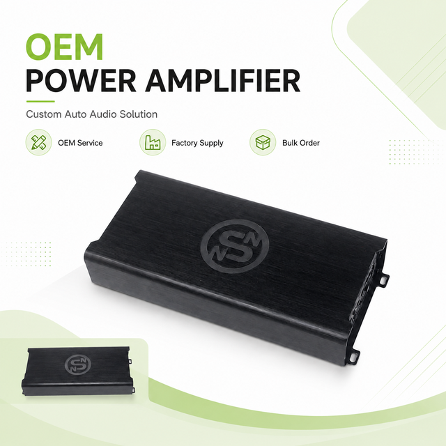 OEM Service Available ATI 150.4 Car Power Amplifier 4CH 150W Per Channel Class D Car Audio Amp Customized Logo & Housing