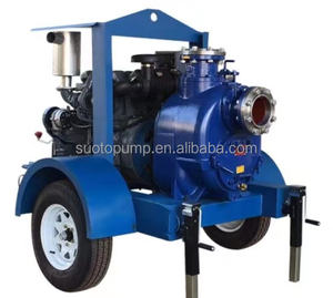 Pompe à déchets centrifuge auto-amorçante diesel montée sur remorque T <span class=keywords><strong>Super</strong></span> T 6 pouces - Product Image 1