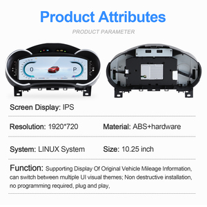หน้าปัดดิจิตอลรถยนต์ Navihua รุ่นใหม่ อัปเกรดระบบ Linux รองรับ Carplay สำหรับ Buick Excelle ปี 2010-2014 จอ LCD แสดงผลอัตโนมัติ - Product Image 6