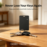 Traceur de carte compatible Android F40, localisateur Bluetooth pour portefeuille, anti-perte