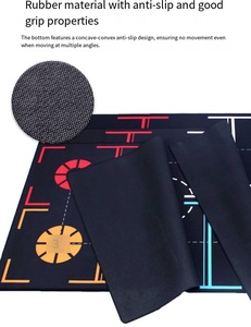 Tapis d'entraînement de football portable pour intérieur, taille et couleur personnalisables, matériau en caoutchouc durable antidérapant, facile à transporter, entraînement de vitesse pour adultes - Product Image 5