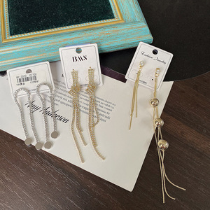 Arete Flor de circon Jewelry aros estrella plata 925 Pendientes colgantes de perlas de resina pendientes de plata buena de primera ley - Product Image 4