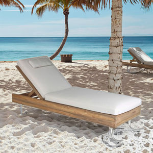 أثاث فناء خارجي مقاوم للماء ، كرسي صالة حمام سباحة ، وسادة قابلة للإزالة والغسيل ، بوليستر كروشيه - Product Image 1