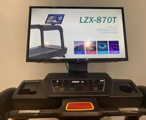 Tapis roulant motorizzato a macchina da passeggio o da corsa commerciale elettrico a buon mercato dell'attrezzatura da palestra professionale con grande TV - Product Image 2