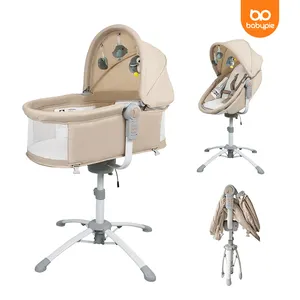 En Hot Sell Multi-Functionele Baby Hoge Stoel Opvouwbare Elektrische Schommel Babybedjes Voor Kind Silla Mecedora