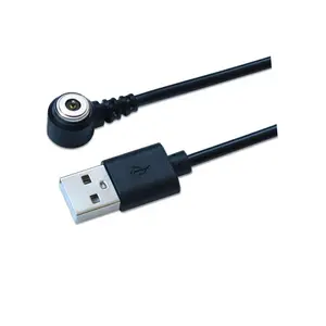 USB to 2 pogo pin 12v 14v charger magnetic power charger cable