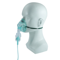 Kit Masker Nebulizer PVC Medis Sekali Pakai, Selang Oksigen, Penjepit Hidung yang Dapat Disesuaikan, Ukuran S/M/L/XL, Untuk Dewasa dan Anak, Bersertifikasi EOS CE ISO