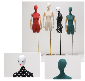 Maniquí de Medio Cuerpo Femenino para Exhibición de Vestidos, Lavable, Color Personalizable, para Uso en Tiendas - Product Image 6
