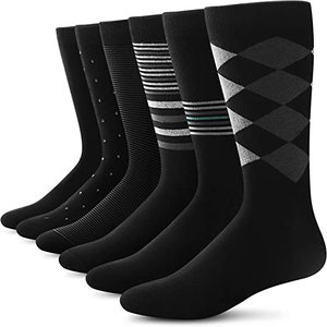 Chaussettes habillées et bonneterie pour hommes Personnalisé Classic Business Crew Happy Design Colored Casual Cosy Sock Logo personnalisé Crew for Men - Product Image 5