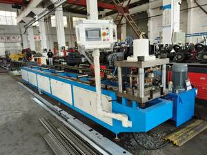 0.8-2 मिमी मोटाई गैल्वेनाइज्ड स्टील सीढ़ी केबल ट्रे सर्वो पंचिंग मशीन रोल बनाने मशीन रोल बनाने मशीन - Product Image 2