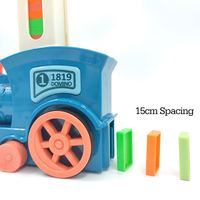 Jeu de Dominos Automatique Personnalisé pour Enfants, Jetons de Dominos Mexicains, Jouets Électriques pour Enfants, Ensemble de Jouets de Train à Dominos Électrique