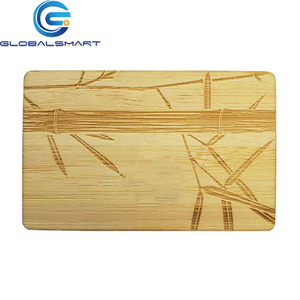 บัตรไม้ RFID แบบสลักและพิมพ์ บัตร NFC ไม้ไผ่ สำหรับโรงแรมและร้านค้าสมาชิก - Product Image 1