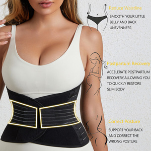 <span class=keywords><strong>Corset</strong></span> personnalisable à double bretelles pour femmes <span class=keywords><strong>gaine</strong></span> amincissante ventre plat en latex <span class=keywords><strong>gaine</strong></span> colombienne post-partum <span class=keywords><strong>gaine</strong></span> enveloppante pour la taille - Product Image 4