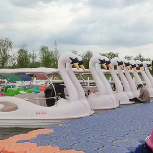 Electric Swan Boat 5~8 Km/h Speed PE CE Certified New 2026 Model Star <strong>Gazing</strong> Tour Stable Design <strong>Water</strong> Play Equipment - Product Image 2