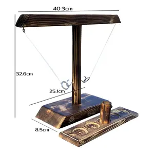 Vòng quăng trò chơi cho trẻ em người lớn Nhà Bên uống trò chơi nhịp độ nhanh cầm tay bằng gỗ trò chơi hội đồng quản trị bắn thang bó ngoài trời thanh