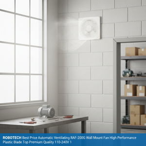 Ventilador de Pared ROBOTECH RAF-200G de Alto Rendimiento con Aspas de Plástico de Primera Calidad, 110-240V 1, al Mejor Precio - Product Image 3