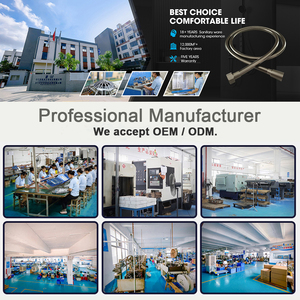 Chine fournisseur <span class=keywords><strong>professionnel</strong></span> durable eau chaude <span class=keywords><strong>flexible</strong></span> en acier inoxydable métal <span class=keywords><strong>plomberie</strong></span> eau tuyau de douche à main - Product Image 4