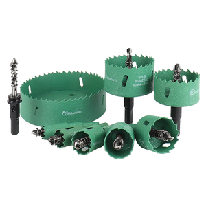 M42 Bi-16-200mm Kit de sierra perforadora Juego de brocas de núcleo de alto rendimiento Acero de alta velocidad Cenador incorporado Tubería de yeso Industria de la madera - Product Image 1