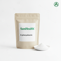 SunHealth D-fenilalanina de Alta Calidad, 99% de Pureza, Polvo Blanco, CAS 673-06-3, Material para Síntesis, Intermedios
