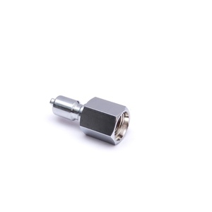 Standard low-pressure quick-disconnect male fitting with 8/3-24 female thread, for BCD on <b>regulator</b> first stage. - Product Image 1
