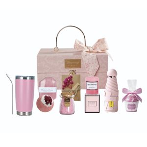 Mandi <span class=keywords><strong>Spa</strong></span> mewah Set untuk wanita pernikahan portabel nikmat Hari Ibu & hadiah ulang tahun paket perawatan diri dalam warna merah muda permainan 2025 - Product Image 4