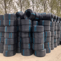 Tuyau en polyéthylène haute densité (HDPE) 20-63 mm, tube d'irrigation flexible, tuyau d'eau en plastique noir pour système agricole