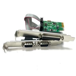 Ordinateur de bureau <span class=keywords><strong>PCI</strong></span>-E en gros d'usine avec deux cartes d'extension à puce CH353 Port série - Product Image 1