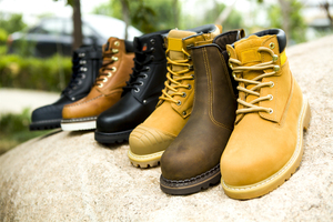 Zapatos de trabajo de cuero genuino de alta calidad con punta de acero - Product Image 6