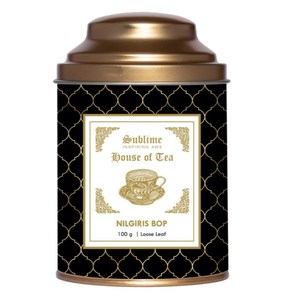 Custom new design unique large airtight metal tea canister empty large round tea packaging tin box with lid for tea