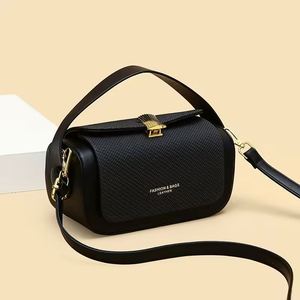 Bolso bandolera vintage para mujer de nylon con cierre de cremallera, forro impermeable de poliéster, gran capacidad, ligero y portátil. - Product Image 6