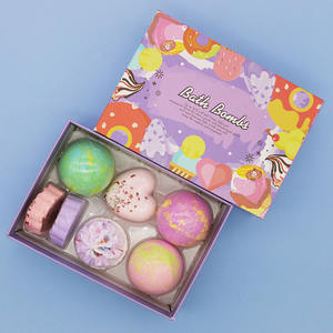 Set de Regalo de Bombas de Baño con Aceites Esenciales - 7 Piezas, Bolas Efervescentes Artesanales para Spa, OEM/ODM, Lujo para Cumpleaños, Día de la Madre, Navidad, Regalo Festivo - Product Image 5