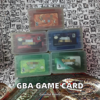 Cartouche de jeu vidéo émeraude saphir rubis rouge feu version US/EUR, carte de console en plastique pour GBA GBC GB SP GBM NDSL