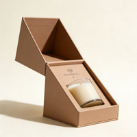 Boîte magnétique pour bougie parfumée GOTOP avec doublure résistante à la chaleur et texture mate, emballage cadeau de luxe anti-explosion
