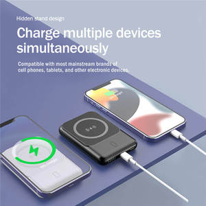 <span class=keywords><strong>Chargeur</strong></span> de batterie <span class=keywords><strong>externe</strong></span> mince personnalisable 10000mAh <span class=keywords><strong>5000mah</strong></span> charge rapide support de téléphone sans fil magnétique Powerbank Portable - Product Image 6
