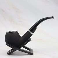 Nouveau produit : Accessoires de fumage en résine imitation bois sculpté, avec poignée pliable et filtre détachable, en stock.