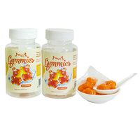 Mélange de fruits et légumes naturels Saveur multi-vitamines Gummies Supplément de bonbons pour soins de santé