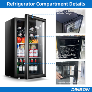 Mini Nevera Portátil de Alta Calidad de 108L para Uso en el Hogar y Hoteles, Refrigerador de Enfriamiento Eficiente Energéticamente, Diseño Ecológico - Product Image 5