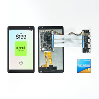 8 pulgadas RK3588S Open Fame Kit WiFi 6 BT5.4 Android Linux AI Acceso Pantalla táctil Máquina expendedora Solución de tableta integrada