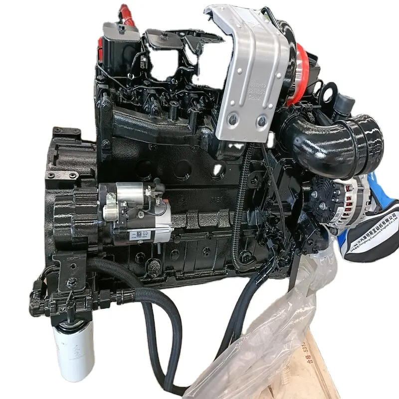 中古オリジナル6BT5.9完全エンジンシステム6BT5.9-6D102トラックディーゼルエンジンアセンブリCu mmins自動車エンジンアセンブリ用