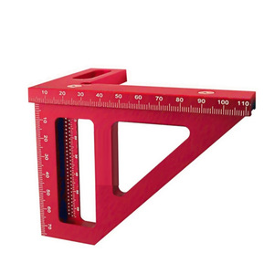 Reglas Multifuncionales de Ángulo Recto de 45 y 90 Grados, Herramientas de Carpintería con Escala Métrica, Herramientas de Medición y Calibración de Aleación de Aluminio - Product Image 2
