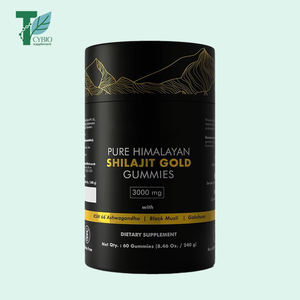 OEM علامة تجارية خاصة شيلاجيت غوميس بدون سكر مضاف I Ashwagandha. حمض Fulvic و 85 + أثر معادن - Product Image 1