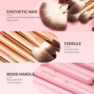 Docolor ชุดแป้งรองพื้นคาบูกิระดับพรีเมี่ยมแปรงแต่งหน้า15ชิ้น + แปรงแต่งหน้าหลากสี17ชิ้น10ชิ้น - Product Image 2