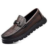 Mocassins légers à lacets antidérapants, confortables, avec semelle extérieure en caoutchouc souple, chaussures de marche sportives avec doublure en PU pour toutes les saisons