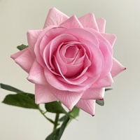 Blumen Heimdekoration Echte Haptik Seidenrosen Künstliche Latex-Rosen mit Stiel