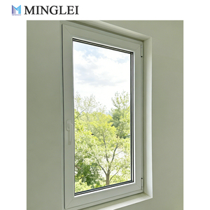 Fenêtres en aluminium de style européen certifiées NFRC, triple vitrage, isolation thermique, <span class=keywords><strong>fenêtre</strong></span> à battants pour villa - Product Image 6