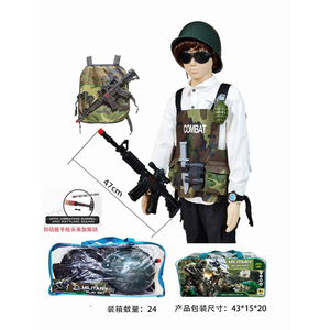 Traje <span class=keywords><strong>militar</strong></span> de camuflaje, traje de juego de Festival <span class=keywords><strong>para</strong></span> <span class=keywords><strong>niños</strong></span>, juguete de juego de rol, regalo, <span class=keywords><strong>campamento</strong></span> de verano, traje de taladro al aire libre - Product Image 2