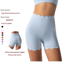 Shorts de fitness taille haute, unis, extensibles, moulants, respirants, antichoc, amincissants, rehausseurs de fessiers, séchage rapide, confortables